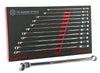 12Pc Extra-Long Flexi Ring Ratchet Spanner Set - Britool Hallmark - image 3