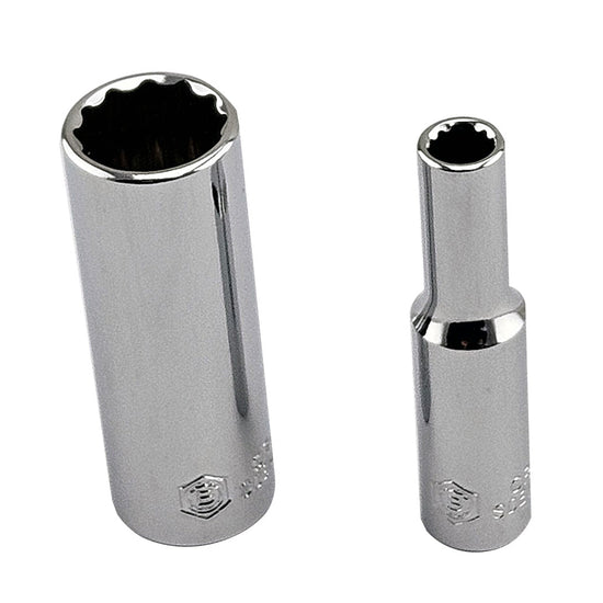 1/4" Drive Deep Socket Range (12-Point) From Britool Hallmark