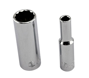 1/4" Drive Deep Socket Range (12-Point) From Britool Hallmark