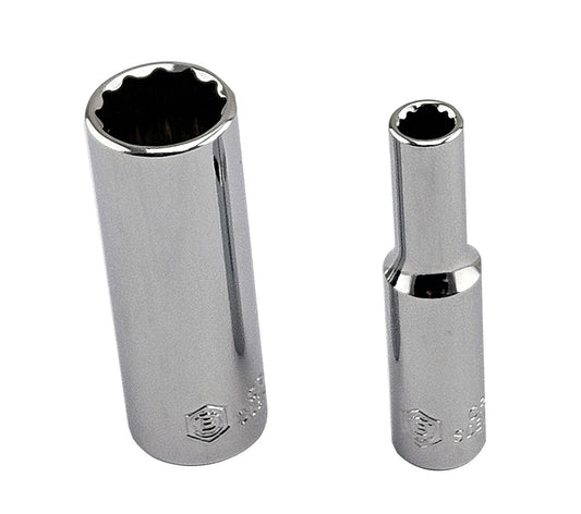 1/4" Drive Deep Socket Range (12-Point) From Britool Hallmark
