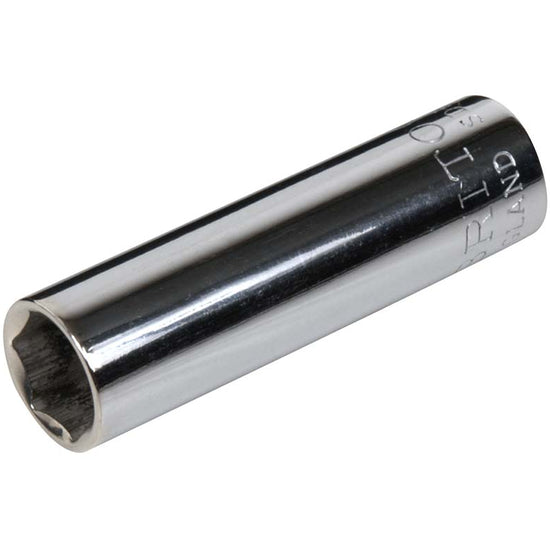 Britool England 1/4" Drive Metric Deep Hexagon 6-Point Socket Range, Sizes 4 - 14mm
