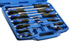 12 Piece Phillips & Slotted Screwdriver Set With Hammer Cap Britool Hallmark - image 4