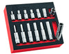 14Pc E-Torx/Star Socket Set Standard & Deep Sizes E4-11 - 1/4" Drive -  Britool Hallmark - image 2