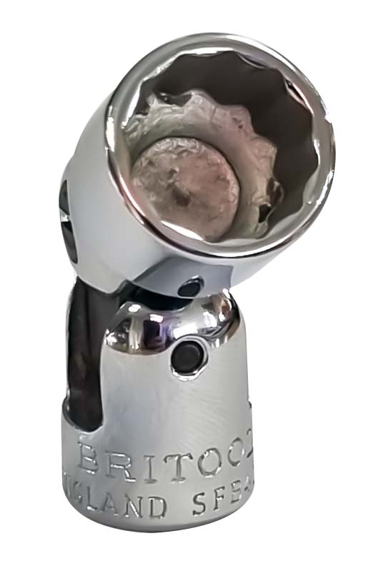 Britool England 1/4" Drive Flexible Socket Range - 12-Point