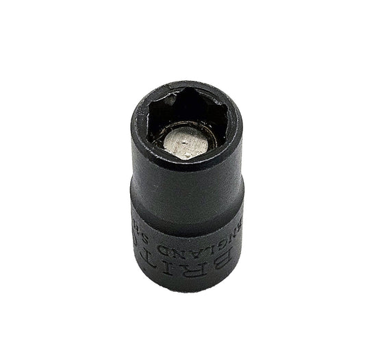 Britool England 1/4" Drive Magnetic Af Impact Socket 6-Point 5/16"