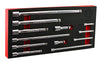 12Pc Wobble Extension Bar Set - 1/4", 3/8" & 1/2" Drive By Britool Hallmark - image 3