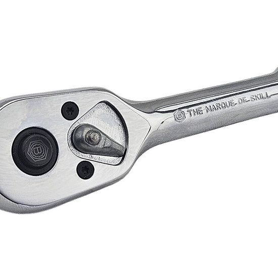 Britool Hallmark Stubby Pear-Hear Ratchet Wrench - 1/4" Drive - image 5