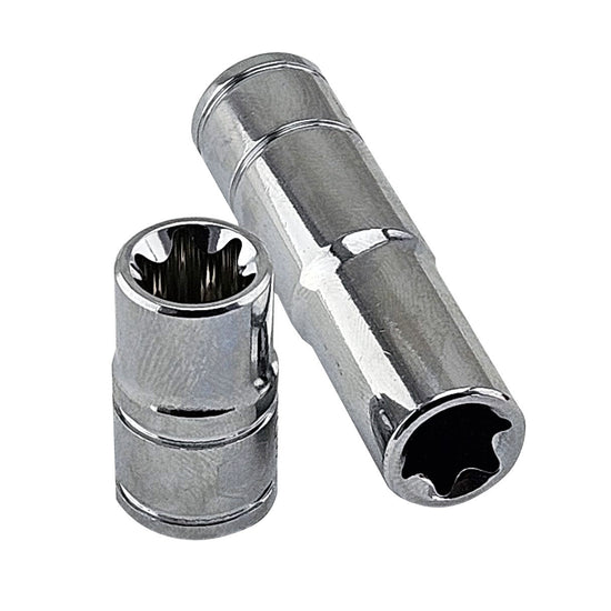 14Pc E-Torx/Star Socket Set Standard & Deep Sizes E4-11 - 1/4" Drive -  Britool Hallmark - image 3