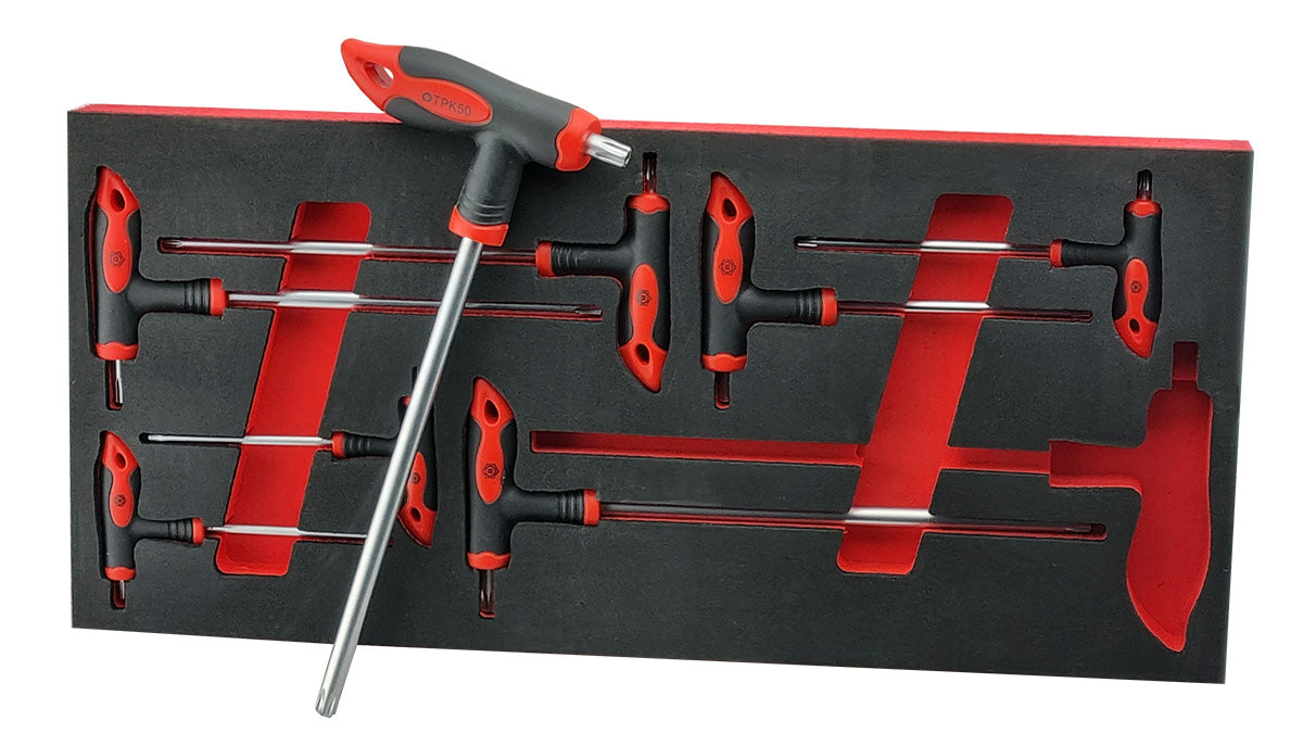 Deep E-Torx Socket Set + 8pc T-handle Torx Key Set - image 3
