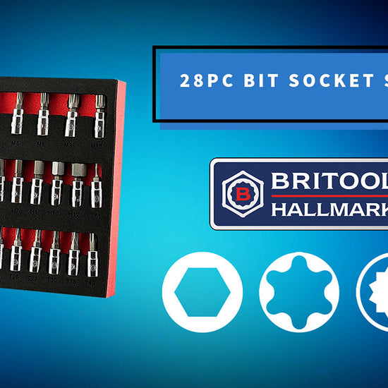 Hex, Torx And Spline Bit Socket Set- 28 Pieces, 1/4" Drive From Britool Hallmark - image 2