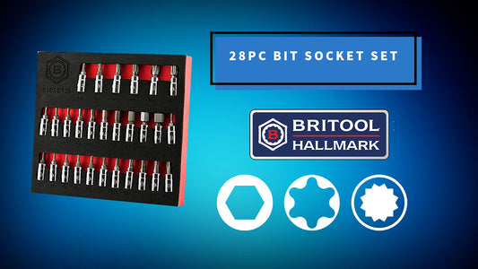 Hex, Torx And Spline Bit Socket Set- 28 Pieces, 1/4" Drive From Britool Hallmark - image 2