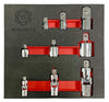 9pc Socket Adapter and Universal Joint (UJ) Set - Britool Hallmark - image 2