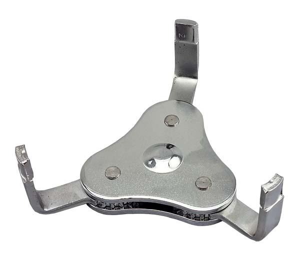 Britool Hallmark 3 Leg Geared Oil Filter Wrench 60-120mm Adjustable Oil Filter Removal Tool - image 2