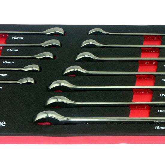 12pc Ratchet Spanner Set 8-19mm - Britool Hallmark - image 2