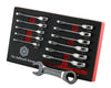 12pc Stubby Ratchet Spanner Set 8-19mm - Britool Hallmark - image 3