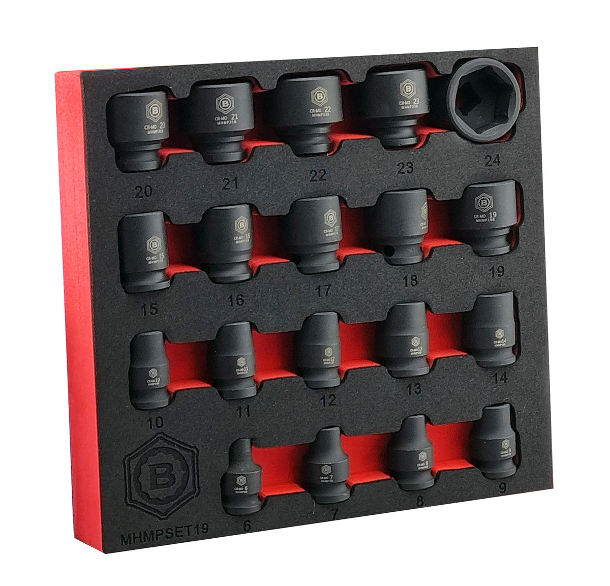 Britool 3/8" Dr. Standard Impact Socket Set + FREE Impact UJ Set - image 3
