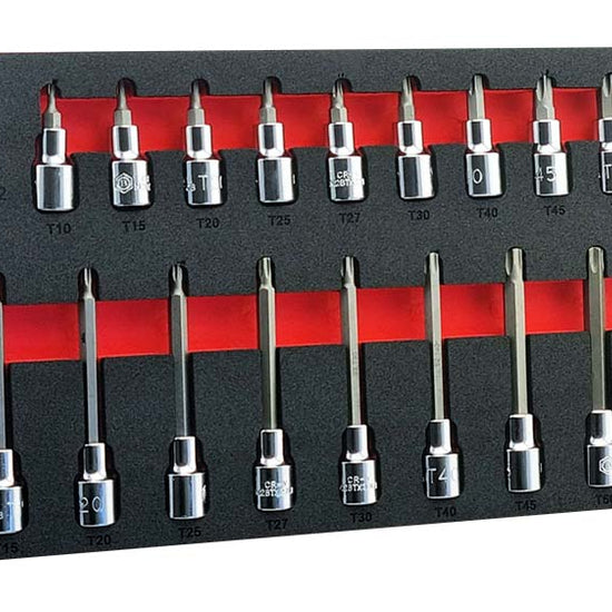 3/8"Dr. Standard & Long Torx/Star Bit Socket Set by Britool Hallmark