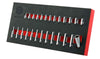 26PC 1/4'' Dive Standard & Deep 12-Point Socket Set - Britool Hallmark