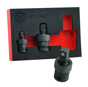 3PC Impact Universal Joint (UJ) Socket Set by Britool Hallmark