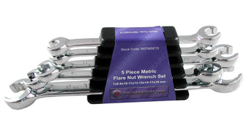 5-Piece Flare Nut Spanner Wrench Set - Britool Hallmark