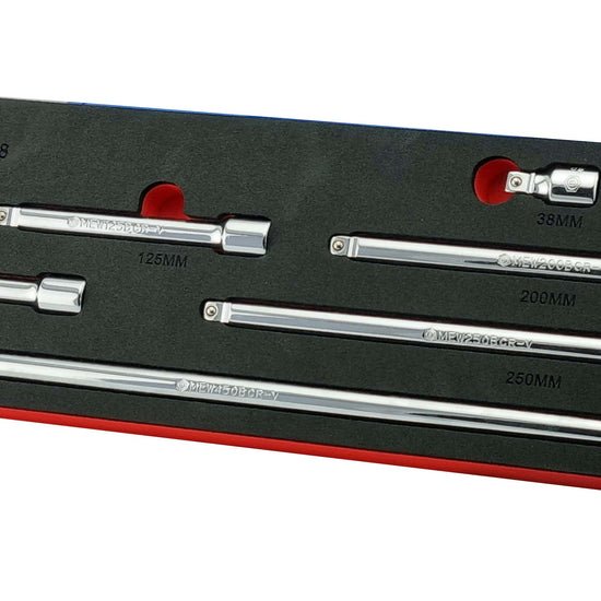 8Pc Wobble Extension Bar Set, 3/8" Drive -  Britool Hallmark