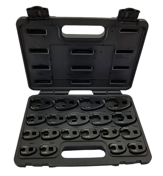 Britool Hallmark 19pc Crow's Foot Spanner Set 3/8" & 1/2" Drive 8-32mm HMCFW19