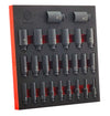 25Pc 1/2" Drive Deep 6-Point Impact Socket Set, 8-36mm By Britool Hallmark