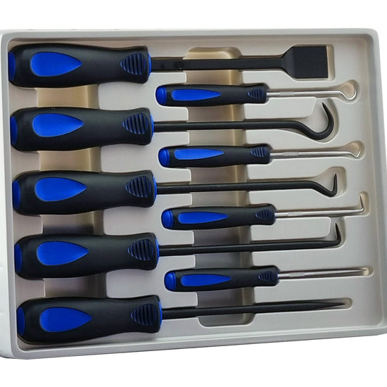9-Piece Heavy-Duty Hook & Pick Set w/ Scraper - Britool Hallmark