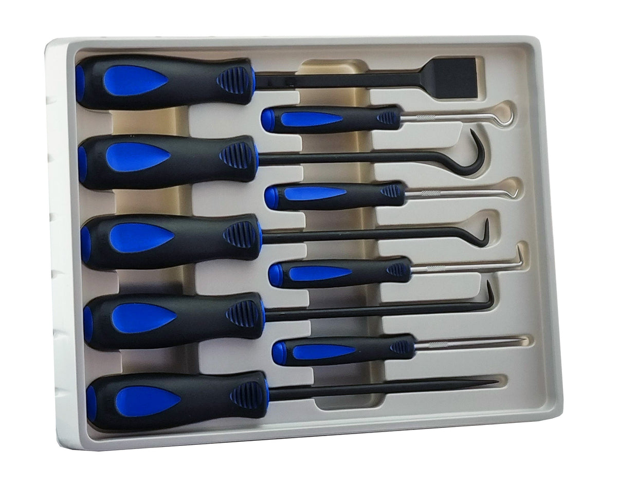 9-Piece Heavy-Duty Hook & Pick Set w/ Scraper - Britool Hallmark