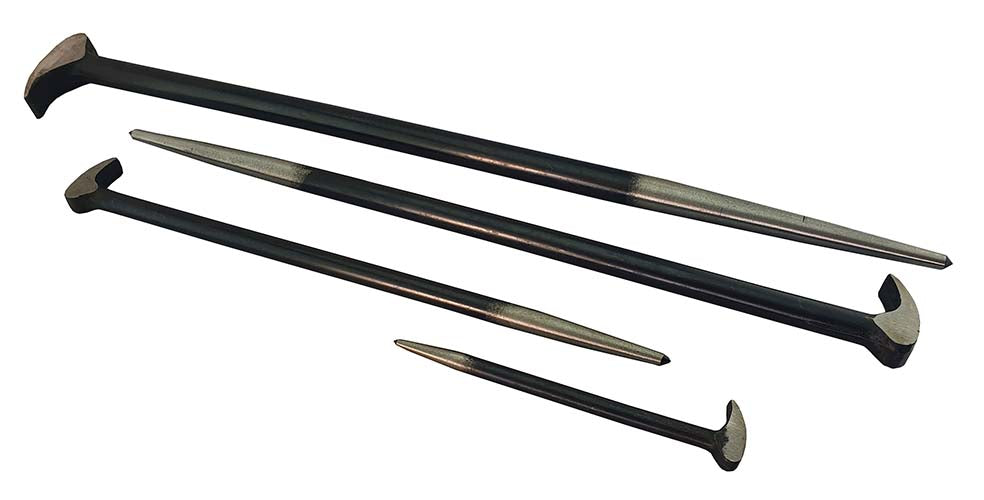 4-Piece Heel Bar Pry Bar Set - Britool Hallmark HMPBSET4