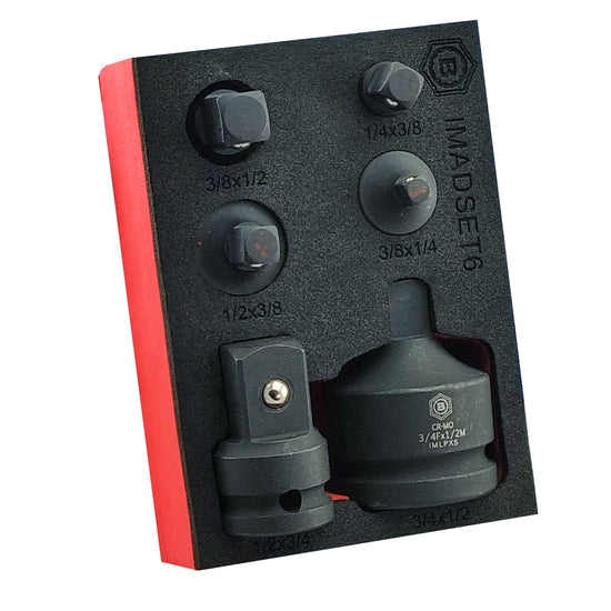 6PC Impact Socket Adapter/Converter Set by Britool Hallmark