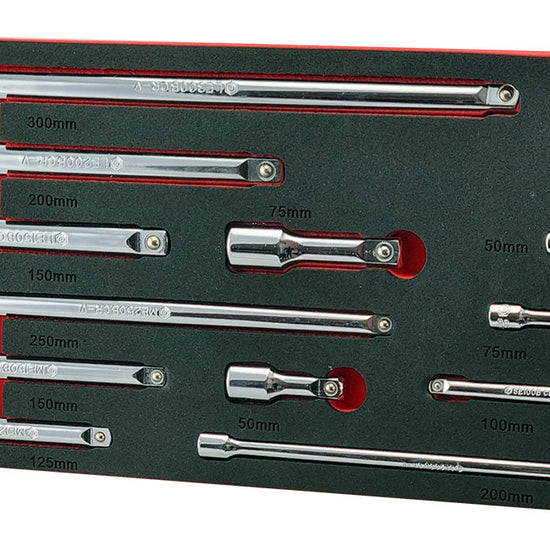 12Pc Extension Bar Set - 1/4", 3/8" & 1/2" Drive By Britool Hallmark
