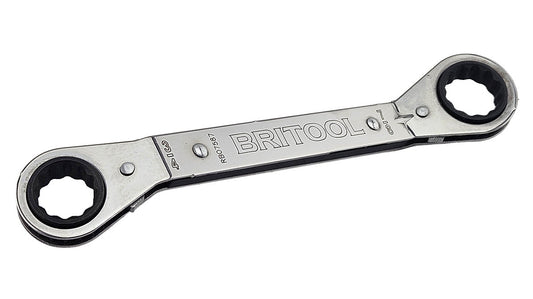 Britool Hallmark Offset Ratcheting Box Wrench Spanner 3/4" X 7/8" AF - RBO7587