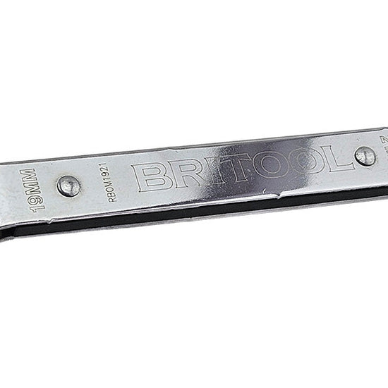 Britool Hallmark Offset Ratcheting Box Wrench Spanner 19 X 21mm - Rbom1921