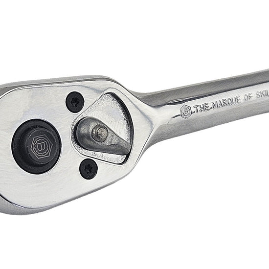 Britool Hallmark Stubby Pear-Hear Ratchet Wrench - 1/4" Drive