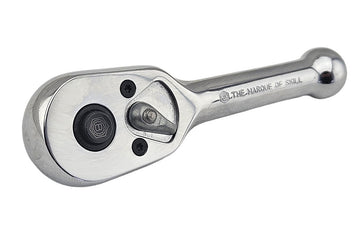 Britool Hallmark Stubby Pear-Hear Ratchet Wrench - 1/4" Drive