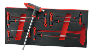 8-Piece T-Handle Torx Key Set T10-T50 - Britool Hallmark
