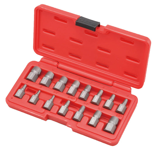 15Pc Multi-Spline Screw Extractor Set - Britool Hallmark