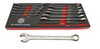 12 Pc Combination Spanner Set 8-19mm In Foam Tray - Britool Hallmark - image 3