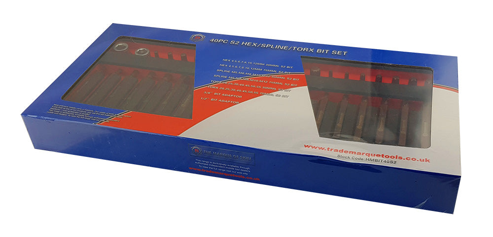 3/8" & 1/2" Low Profile Flexi Ratchets + FREE 40Pc S2 Steel Bit Socket Set - Hex, Torx and Spline - image 7
