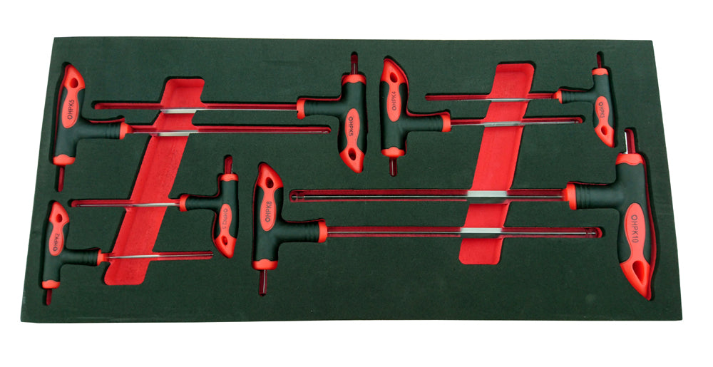 8-Piece T-Bar Allen / Hex Key Set 2-10mm - Britool Hallmark - image 2