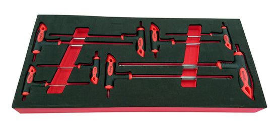 8-Piece T-Bar Allen / Hex Key Set 2-10mm - Britool Hallmark - image 3