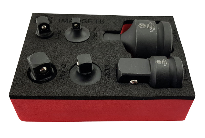 6PC Impact Socket Adapter/Converter Set by Britool Hallmark - image 2