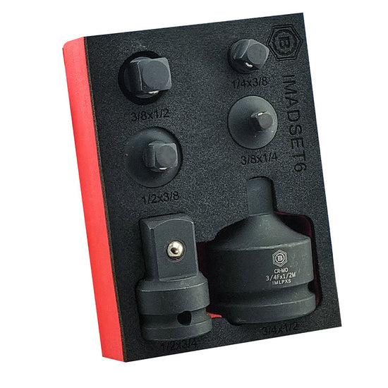 6PC Impact Socket Adapter/Converter Set by Britool Hallmark - image 3
