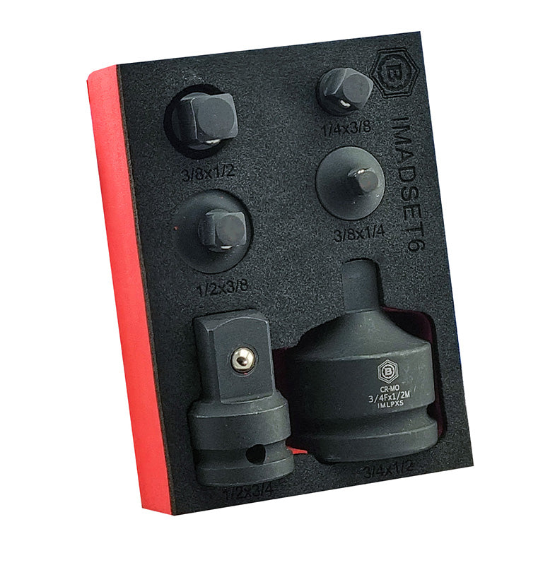 6PC Impact Socket Adapter/Converter Set by Britool Hallmark - image 3