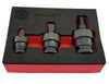 3PC Impact Universal Joint (UJ) Socket Set by Britool Hallmark - image 4