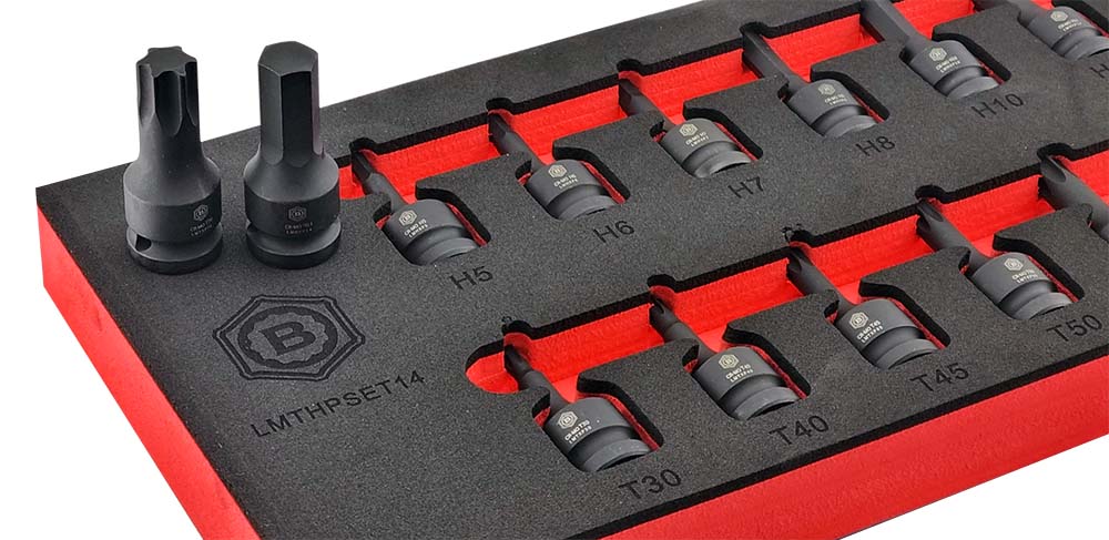 14Pc 1/2" Impact Torx & Hex Bit Socket Set From The Britool Hallmark Range - image 6