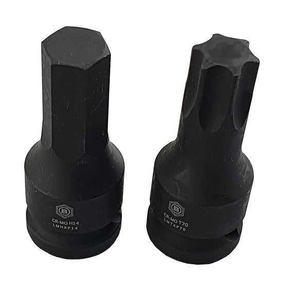 14Pc 1/2" Impact Torx & Hex Bit Socket Set From The Britool Hallmark Range - image 2