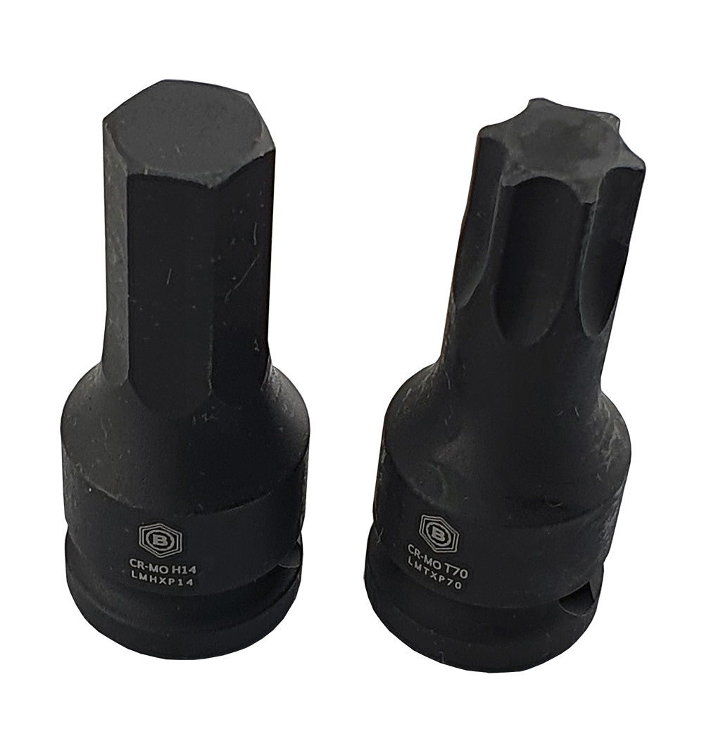 14Pc 1/2" Impact Torx & Hex Bit Socket Set From The Britool Hallmark Range - image 2