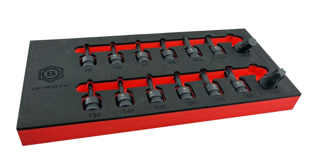 14Pc 1/2" Impact Torx & Hex Bit Socket Set From The Britool Hallmark Range - image 4